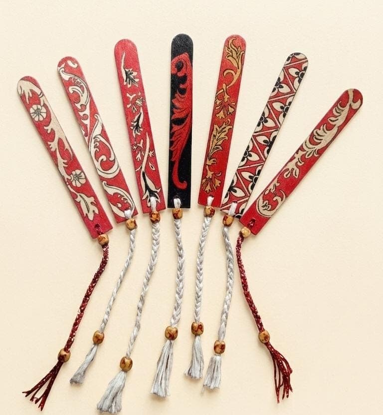 SUHI Crafts Sri Lankan Bookmarks Fan Spread