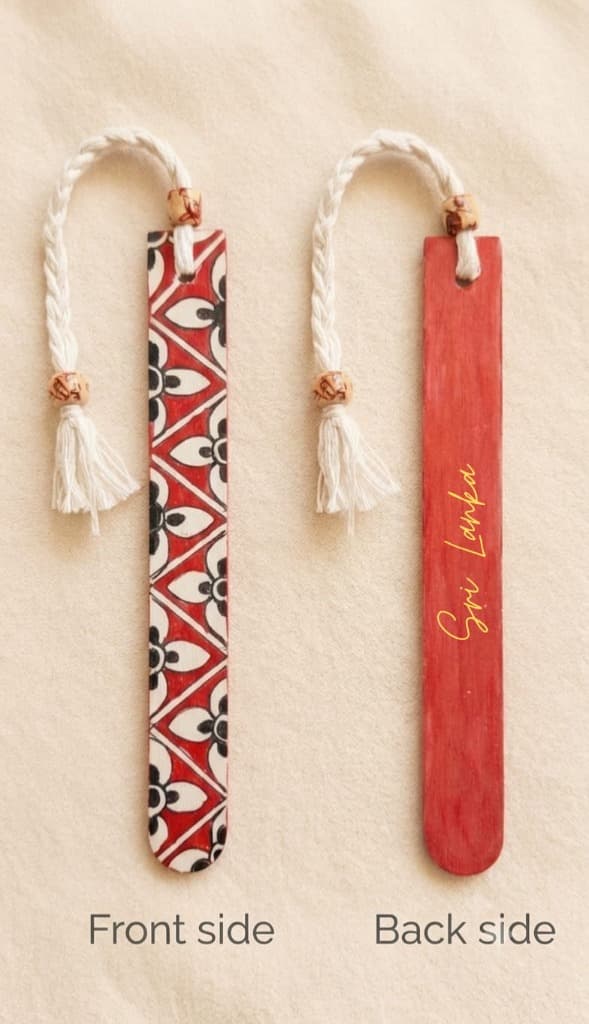 Front and back bookmark